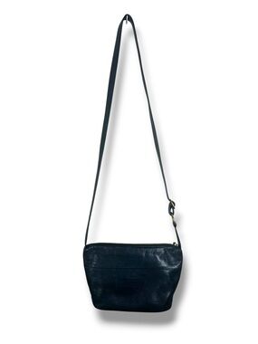 Osgoode Marley Black Leather RFID Small Crossbody Purse